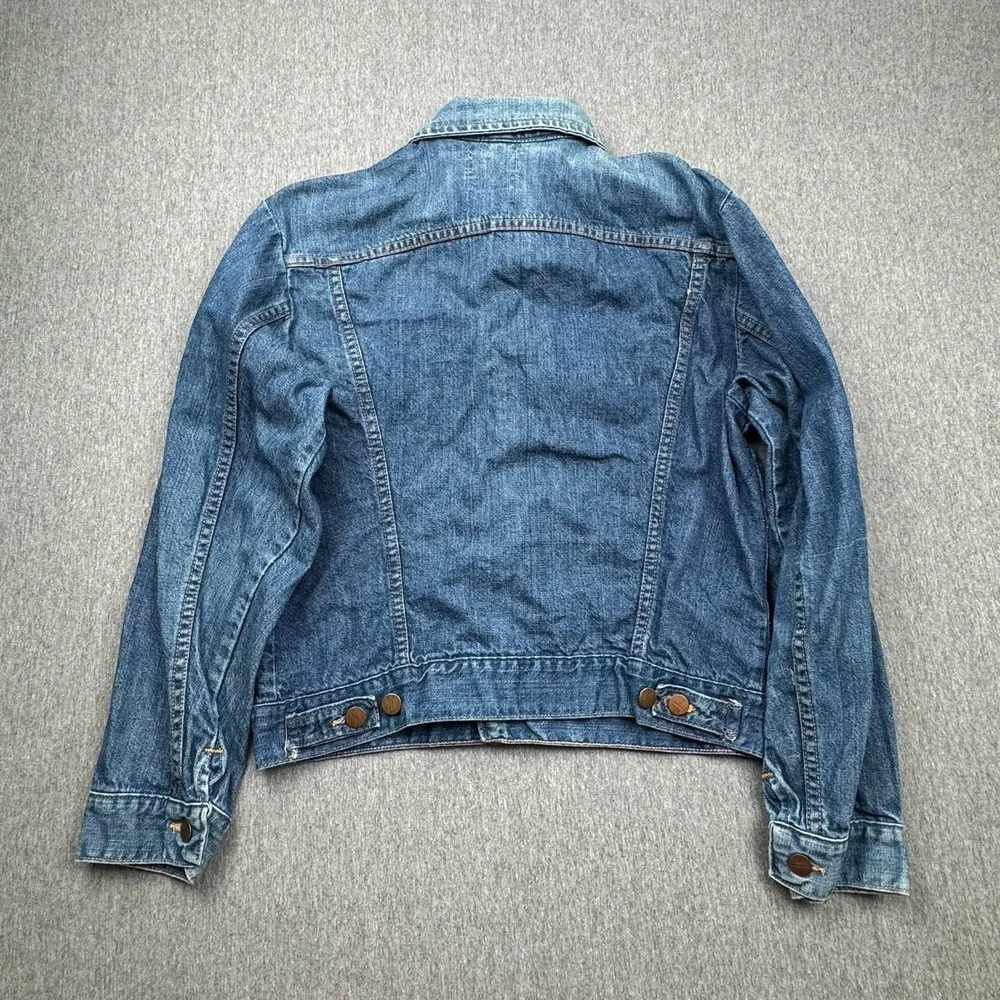 Maverick Blue Bell Denim Jean Trucker Jacket Size 38‎ USA Vintage Vtg Button